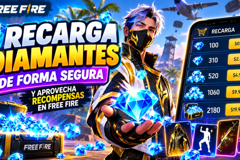 Cómo recargar diamantes en Free Fire y conseguir recompensas sin gastar de más